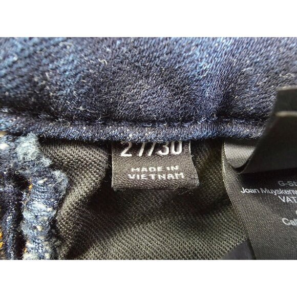 G Star Raw Size 27X26 Womens ARC 3D Skinny Blue Denim 5 Pocket Logo Tag Jeans - Picture 6 of 14